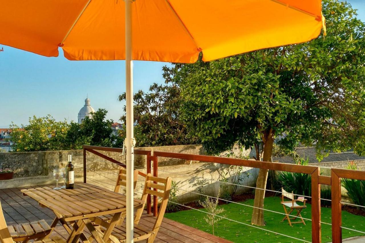 Central 2 Bedroom Apt W/Garden And Pantheon Views Lisabona Exterior foto